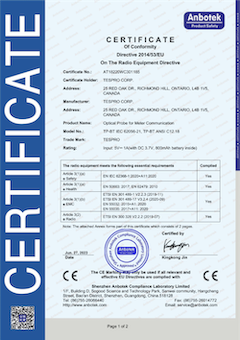 TESPRO CE Certification