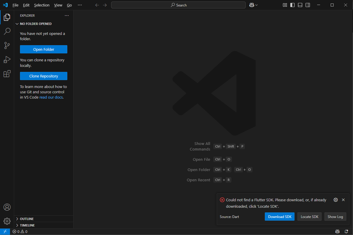 Download Flutter SDK