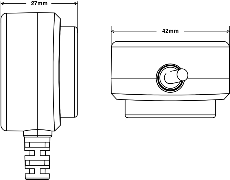 OP-TTL-ANSI Dimension